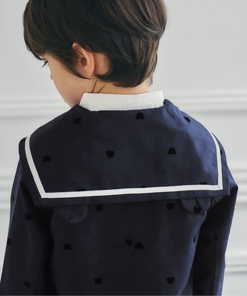 apres les cours（アプレレクール）の「tiny bear フォーマルジャケット（スーツジャケット・キッズ・ネイビー・90/100/110/120）」の5枚目の写真