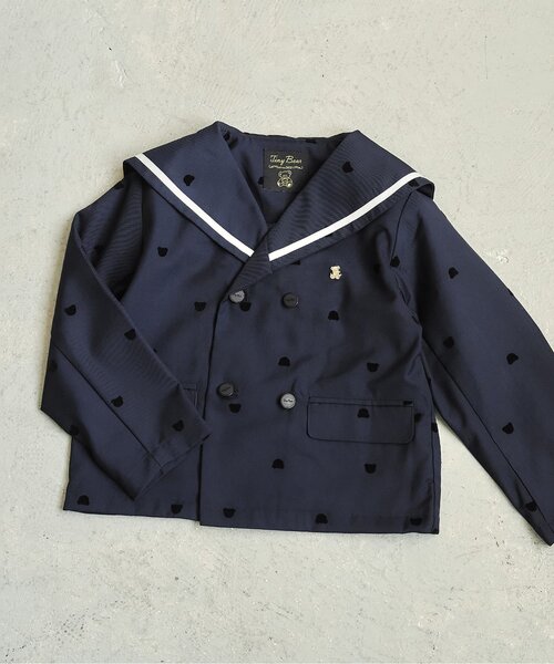 apres les cours（アプレレクール）の「tiny bear フォーマルジャケット（スーツジャケット・キッズ・ネイビー・90/100/110/120）」の7枚目の写真