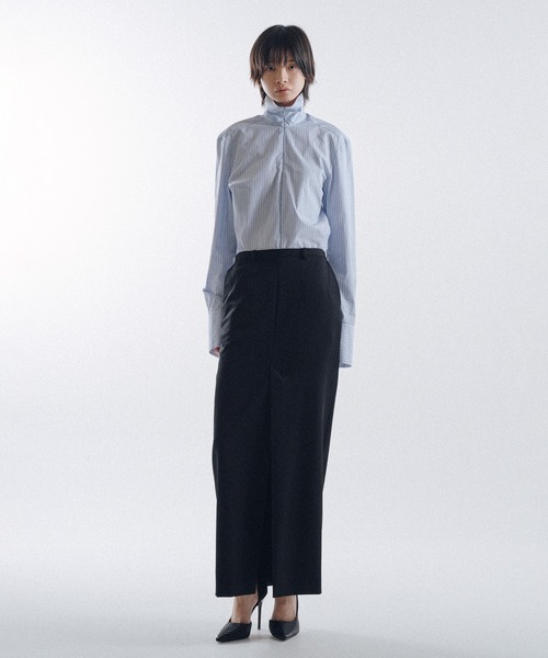 Flont Vent Long Skirt