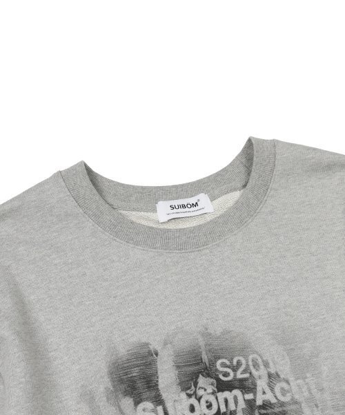 SUIBOM(スイボム)の「グルービン スウェットシャツ - メランジグレー(スウェット・レディース・その他・LARGE/MEDIUM)」の2枚目の写真