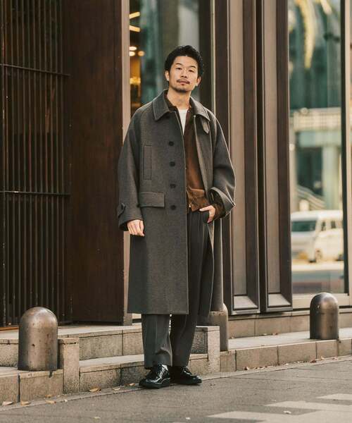 417 EDIFICE（フォーワンセブンエディフィス）の「”4WAYストレッチ”  オーセンティック２タックパンツ（スラックス・メンズ・ブラック/カーキ/ネイビー/ブラウン・LARGE/MEDIUM/SMALL）」の5枚目の写真