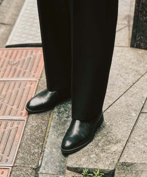 417 EDIFICE（フォーワンセブンエディフィス）の「”4WAYストレッチ”  オーセンティック２タックパンツ（スラックス・メンズ・ブラック/カーキ/ネイビー/ブラウン・LARGE/MEDIUM/SMALL）」の16枚目の写真