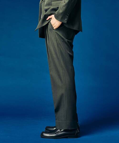 セール】”4WAYストレッチ” オーセンティック2タックパンツ