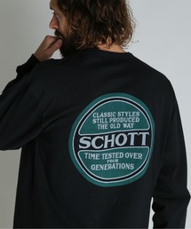 Schott/ショット/LS CIRCLE LOGO T-SHIRT/サークルロゴ ロンT