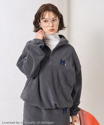 FREAK'S STORE | カレッジロゴ フリース スナッププルオーバー/アノラック＜セットアップ対応＞(その他トップス)