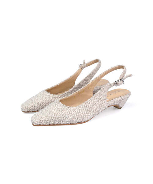 SHOEHI(シューハイ)の「セレナグリッターツイードローヒール H3012 (5カラー)(サンダル・レディース・スカイブルー/ブラック/ラベンダー/Beige/LIME・22.5cm/23cm/23.5cm/24cm/24.5cm/25cm)」の2枚目の写真