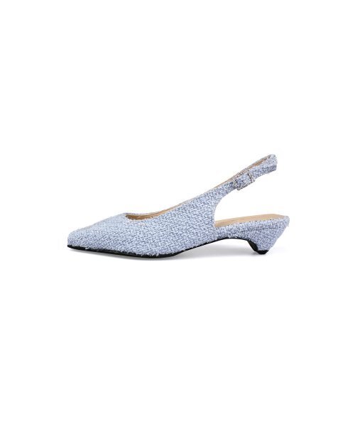 SHOEHI(シューハイ)の「セレナグリッターツイードローヒール H3012 (5カラー)(サンダル・レディース・スカイブルー/ブラック/ラベンダー/Beige/LIME・22.5cm/23cm/23.5cm/24cm/24.5cm/25cm)」の11枚目の写真