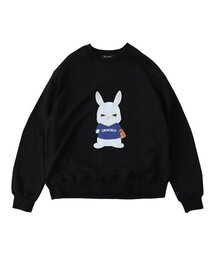 レミングオーバーサイズ スウェット_ブラック