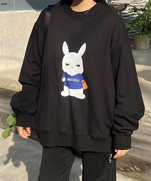 CRISCELO(クリスチェロ)の「レミングオーバーサイズ スウェット_ブラック(スウェット・メンズ・その他・LARGE/SMALL)」の4枚目の写真