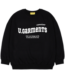 [キモ]アイキャンロゴオーバーサイズスウェットTシャツブラック