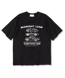 MIDNIGHT12AM（ミッドナイト12エーエム）の「Something AM Short Sleeve T-Shirt Black（Tシャツ/カットソー）」