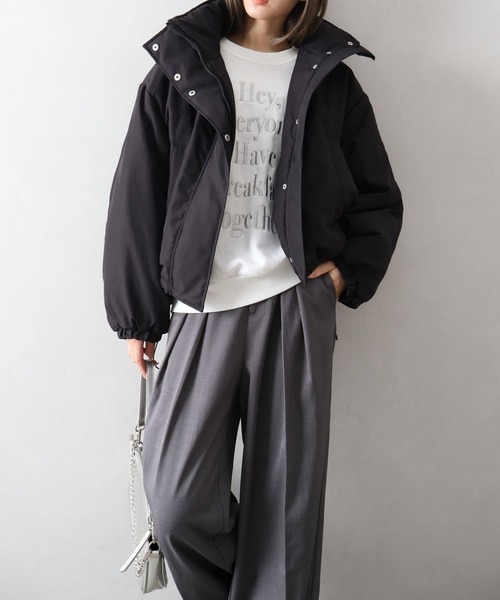 Libby&Rose(リビーアンドローズ)の「ラッププリーツスカート付パンツ(その他パンツ・レディース・ブラウン/チャコールグレー・FREE)」の19枚目の写真