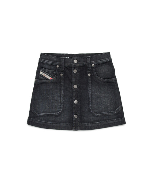DIESEL（ディーゼル）の「キッズ デニムスカート GEALBUS（デニムスカート・キッズ・ブラック・6Y/8Y/10Y/12Y/14Y）」の4枚目の写真