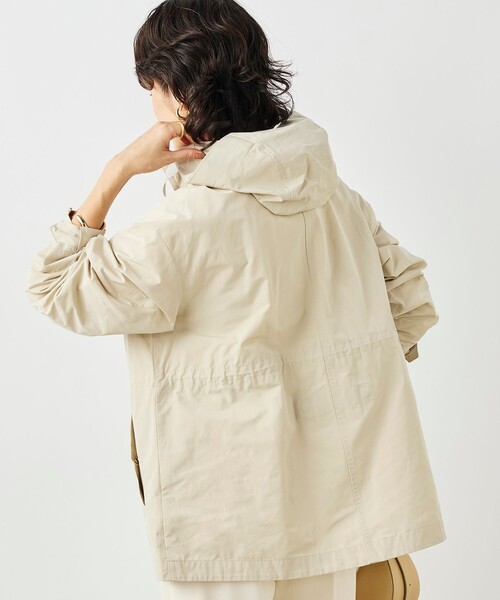 NOLLEY’S（ノーリーズ）の「【WEB限定カラー】ウォッシャブル2WAY撥水フーテッドブルゾン（ブルゾン・レディース・チャコールグレー/ブラック/ベージュ/ネイビー・38）」の15枚目の写真