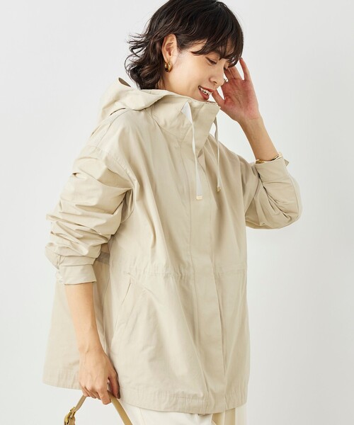 NOLLEY’S（ノーリーズ）の「【WEB限定カラー】ウォッシャブル2WAY撥水フーテッドブルゾン（ブルゾン・レディース・チャコールグレー/ブラック/ベージュ/ネイビー・38）」の16枚目の写真