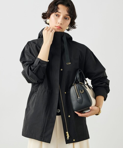 NOLLEY’S（ノーリーズ）の「【WEB＆一部店舗限定色アイテム】ウォッシャブル2WAY撥水フーテッドブルゾン（ブルゾン・レディース・チャコールグレー/ブラック/ベージュ/ネイビー・38）」の22枚目の写真