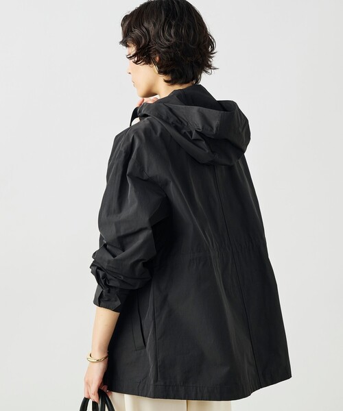 NOLLEY’S（ノーリーズ）の「【WEB＆一部店舗限定色アイテム】ウォッシャブル2WAY撥水フーテッドブルゾン（ブルゾン・レディース・チャコールグレー/ブラック/ベージュ/ネイビー・38）」の20枚目の写真