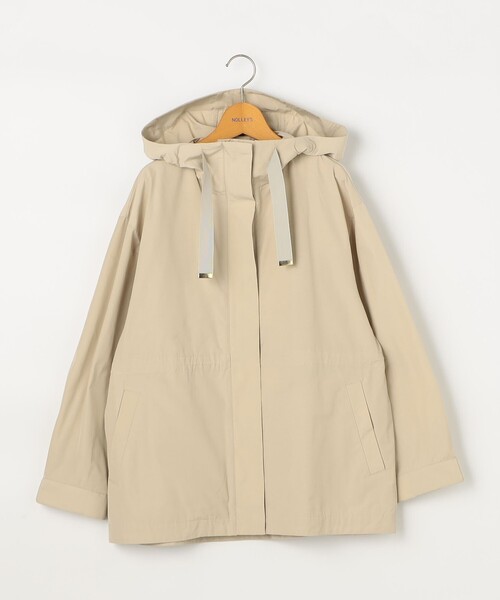 NOLLEY’S（ノーリーズ）の「【WEB＆一部店舗限定色アイテム】ウォッシャブル2WAY撥水フーテッドブルゾン（ブルゾン・レディース・チャコールグレー/ブラック/ベージュ/ネイビー・38）」の10枚目の写真