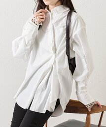 ボタンレイヤードBIGシャツ