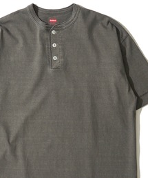 Healthknit】Henleyneck S/S Knit / ヘンリーネック ニットTシャツ（T