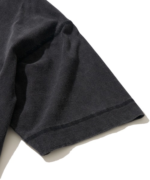 Healthknit（ヘルスニット）の「【Healthknit】Henleyneck S/S Tee  Sulfur dye / 硫化染め ヘンリーネック Tシャツ（Tシャツ/カットソー・メンズ・ライトグレー/ブラック・X-LARGE/LARGE/MEDIUM/SMALL）」の8枚目の写真