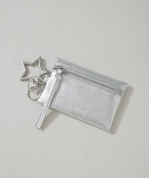 HASHIBAMI（ハシバミ）の「HASHIBAMI/カラビナキーリング ジップポーチ（キーケース/キーアクセサリー）」