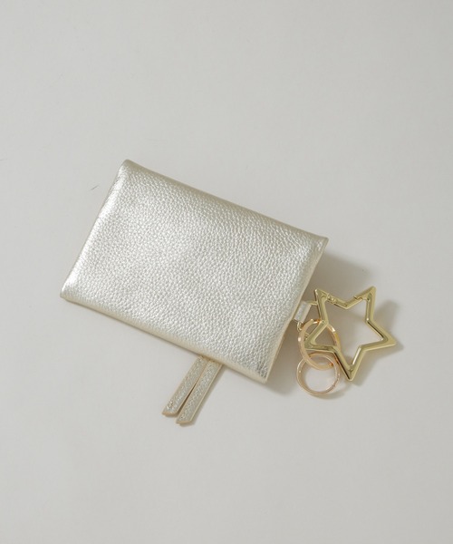 HASHIBAMI（ハシバミ）の「HASHIBAMI/カラビナキーリング ジップポーチ（キーケース/キーアクセサリー・レディース・ゴールド/シルバー・FREE）」の8枚目の写真