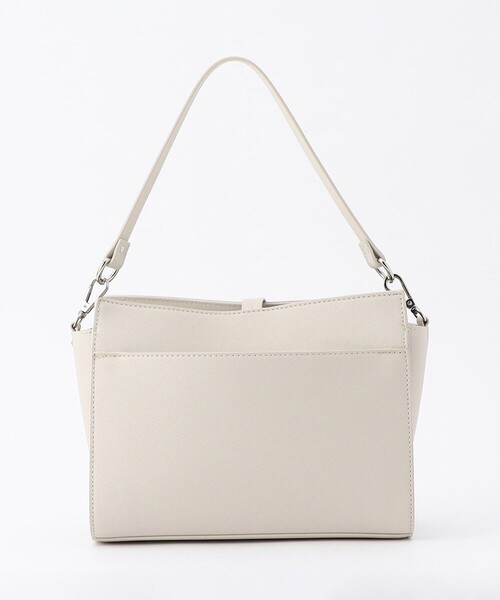 MONO　COMME CA（モノコムサ）の「ロゴプレート ミニショルダー（ショルダーバッグ・レディース・グレー/ブラック/ベージュ・FREE）」の19枚目の写真