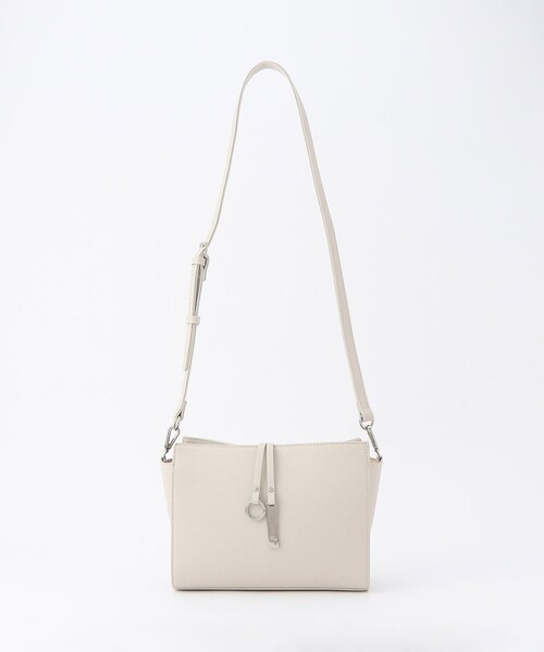 MONO　COMME CA（モノコムサ）の「ロゴプレート ミニショルダー（ショルダーバッグ・レディース・グレー/ブラック/ベージュ・FREE）」の21枚目の写真