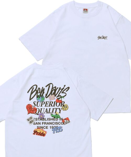 BEN DAVIS(ベンデイビス)の「【BEN DAVIS(ベンデイビス)】GRATEFULTEE / Tシャツ クルーネック ワンポイント シンプル ユニセックス(Tシャツ/カットソー・メンズ・ピンク系その他2/ホワイト/ブルーグレー/ブラック・X-LARGE/LARGE/MEDIUM)」の2枚目の写真