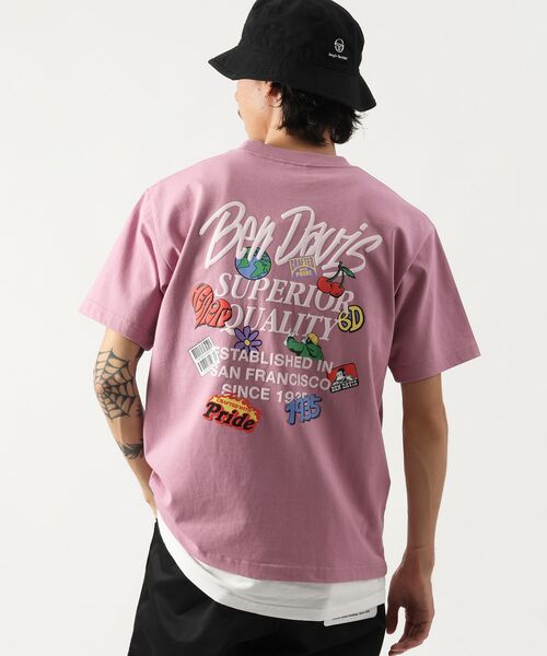 BEN DAVIS(ベンデイビス)の「【BEN DAVIS(ベンデイビス)】GRATEFULTEE / Tシャツ クルーネック ワンポイント シンプル ユニセックス(Tシャツ/カットソー・メンズ・ピンク系その他2/ホワイト/ブルーグレー/ブラック・X-LARGE/LARGE/MEDIUM)」の14枚目の写真
