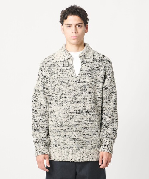 LOEFF(ロエフ)の「<LOEFF>ラッセルヤーン スキッパー ニット UNISEX(ニット/セーター・レディース・ブラウン系/ブラック・1/2/0)」の19枚目の写真