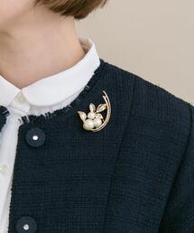 URBAN RESEARCH ROSSO WOMEN | 『WEB限定』パールリーフブローチ(ブローチ/コサージュ)