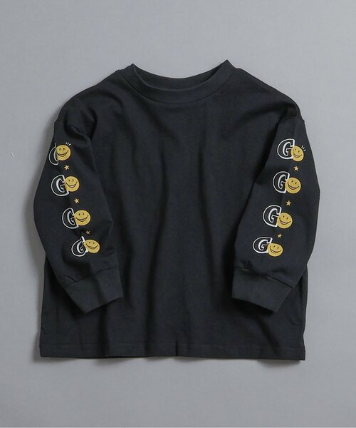 BREEZE(ブリーズ)の「【WEB限定】袖イロイロプリントTシャツ_ジュニア対応(Tシャツ/カットソー・キッズ・サックスブルー/ピンク/グリーン/ブラウン/レッド/イエロー/ネイビー/ラベンダー/キナリ/ベージュ/ブラック/グレー・150/140/130/120/110/100/90)」の2枚目の写真