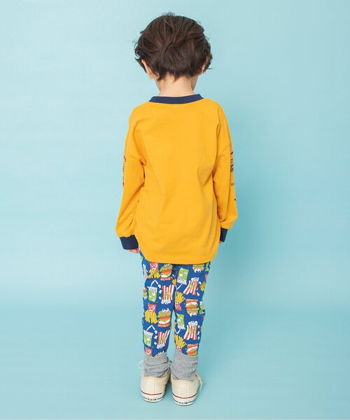 BREEZE(ブリーズ)の「【WEB限定】袖イロイロプリントTシャツ_ジュニア対応(Tシャツ/カットソー・キッズ・サックスブルー/ピンク/グリーン/ブラウン/レッド/イエロー/ネイビー/ラベンダー/キナリ/ベージュ/ブラック/グレー・150/140/130/120/110/100/90)」の16枚目の写真