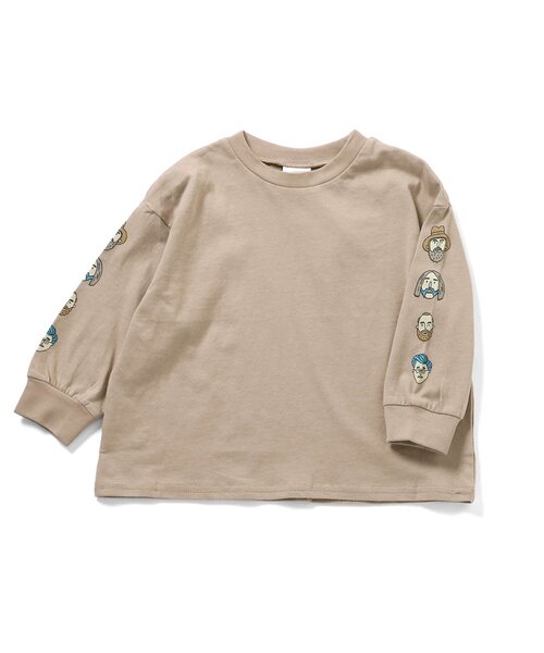 BREEZE(ブリーズ)の「【WEB限定】袖イロイロプリントTシャツ_ジュニア対応(Tシャツ/カットソー・キッズ・サックスブルー/ピンク/グリーン/ブラウン/レッド/イエロー/ネイビー/ラベンダー/キナリ/ベージュ/ブラック/グレー・150/140/130/120/110/100/90)」の19枚目の写真