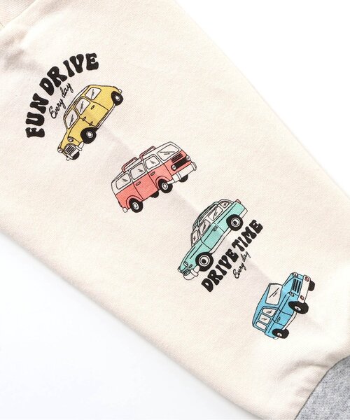 BREEZE(ブリーズ)の「【WEB限定】袖イロイロプリント長袖Tシャツ(Tシャツ/カットソー・キッズ・サックスブルー/ピンク/グリーン/ブラウン/レッド/イエロー/ネイビー/ラベンダー/キナリ/ベージュ/ブラック/グレー・150/140/130/120/110/100/90)」の13枚目の写真