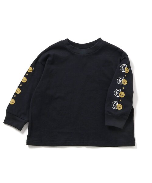 BREEZE(ブリーズ)の「【WEB限定】袖イロイロプリント長袖Tシャツ(Tシャツ/カットソー・キッズ・サックスブルー/ピンク/グリーン/ブラウン/レッド/イエロー/ネイビー/ラベンダー/キナリ/ベージュ/ブラック/グレー・150/140/130/120/110/100/90)」の14枚目の写真