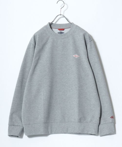 BALL(ボール)の「2026SS BALL/ボール 裏毛 ワンポイントロゴワッペン刺繍 スウェットトレーナー レディース メンズ(スウェット・メンズ・アッシュグレー/グレー/ブラック/チャコール/モカ/ネイビー・M/L/LL)」の7枚目の写真