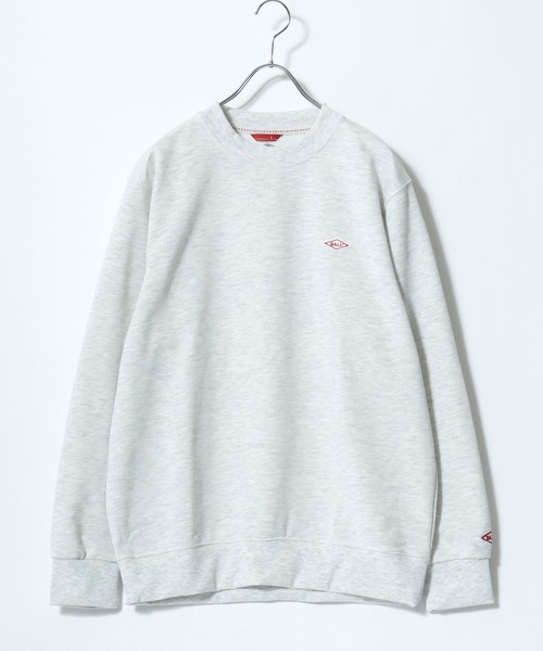 BALL(ボール)の「2026SS BALL/ボール 裏毛 ワンポイントロゴワッペン刺繍 スウェットトレーナー レディース メンズ(スウェット・メンズ・アッシュグレー/グレー/ブラック/チャコール/モカ/ネイビー・M/L/LL)」の9枚目の写真