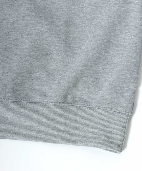 BALL(ボール)の「2026SS BALL/ボール 裏毛 ワンポイントロゴワッペン刺繍 スウェットトレーナー レディース メンズ(スウェット・メンズ・アッシュグレー/グレー/ブラック/チャコール/モカ/ネイビー・M/L/LL)」の16枚目の写真