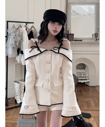 Darich（ダーリッチ）の「ボンディングツイードオフショルチュニック