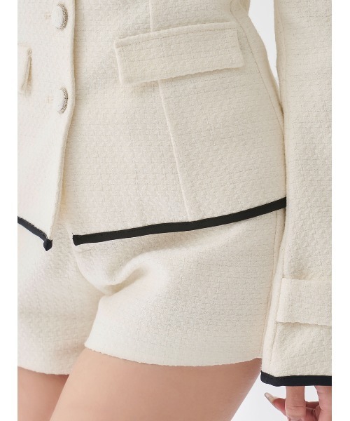 新品未使用タグ付き】darich ボンディングツイードオフショル