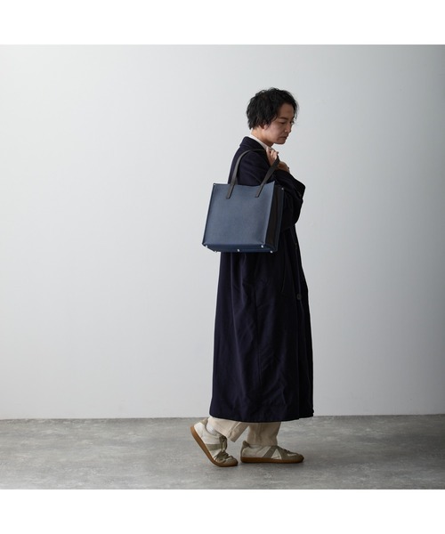 LASIEM（ラシエム）の「ビジネス トートバッグ メンズ レディース 本革 パソコン収納（トートバッグ・メンズ・ブラック/ネイビー/グリーン/ライトグレー・FREE）」の11枚目の写真