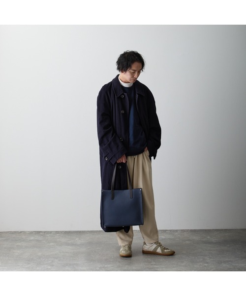 LASIEM（ラシエム）の「ビジネス トートバッグ メンズ レディース 本革 パソコン収納（トートバッグ・メンズ・ブラック/ネイビー/グリーン/ライトグレー・FREE）」の12枚目の写真
