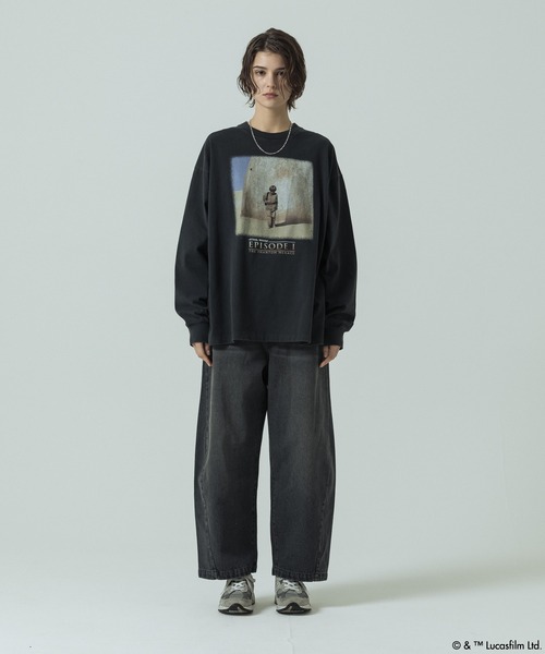 SLICK(スリック)の「【SLICK/スリック】SLICK / STAR WARS / Printed T-shirt 01/スターウォーズ / パウダー加工プリントTシャツ /オーバーサイズ シルエット/ ビンテージ(Tシャツ/カットソー・メンズ・ブラック/ホワイト・1/2/3)」の20枚目の写真