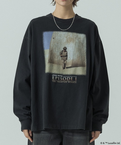 SLICK（スリック）の「【SLICK/スリック】SLICK / STAR WARS / Printed T-shirt 01/スターウォーズ / パウダー加工プリントTシャツ /オーバーサイズ シルエット/ ビンテージ / ディズニー（Tシャツ/カットソー・メンズ・ブラック/ホワイト・1/2/3）」の22枚目の写真