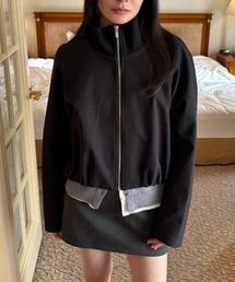 FUULLY STUDIO（フーリィーステューディオ）の「リブスタンドルーズブルゾン（ブルゾン）」