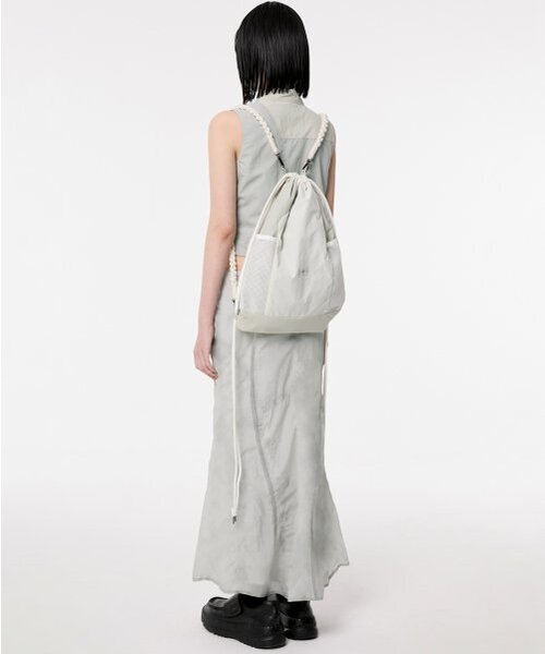 FLAREUP（フレアアップ）の「Wave Handmade Gym Sack - Cream (FL-724)（バックパック/リュック・レディース・クリーム・FREE）」の2枚目の写真