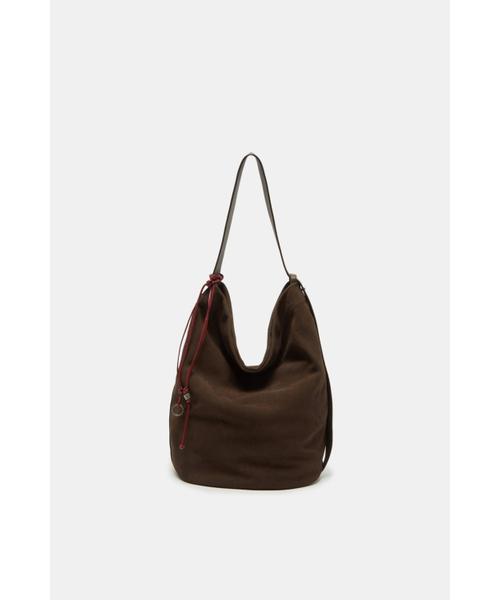COURONNEの「Haru Shoulder 24 Suede_RDBSX26111BRD（ショルダーバッグ・レディース・モカ・FREE）」の2枚目の写真